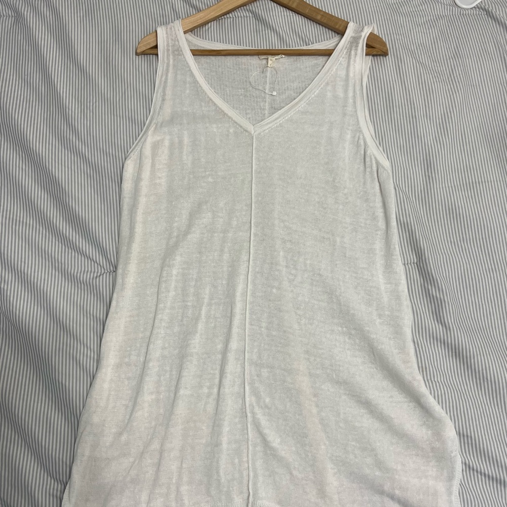 Eileen Fisher Linen Tank Sweater Size L - Picture 5 of 7